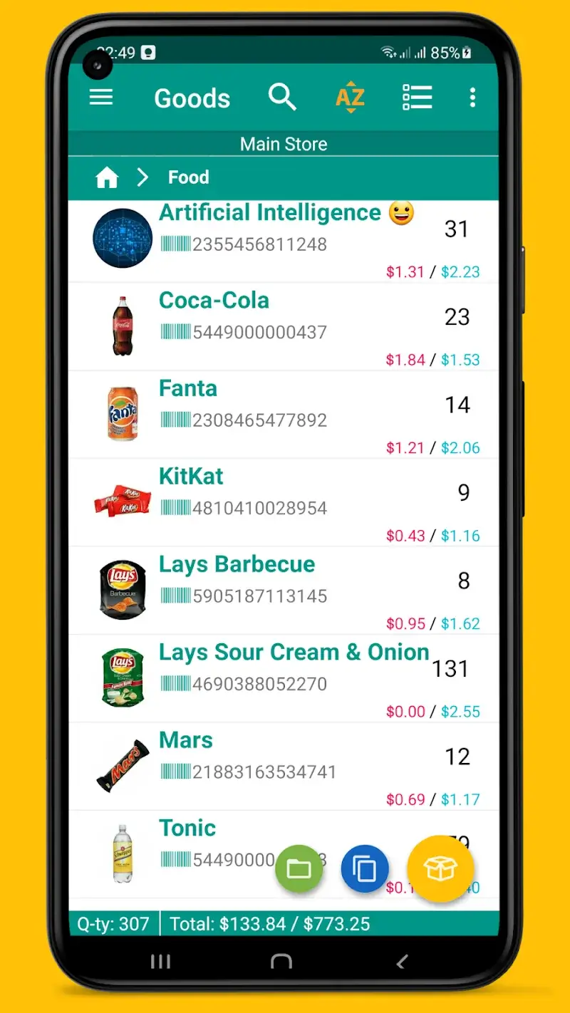 Stock and Inventory Simple Screenshot 2