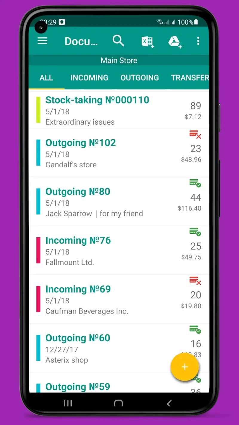 Stock and Inventory Simple Screenshot 4