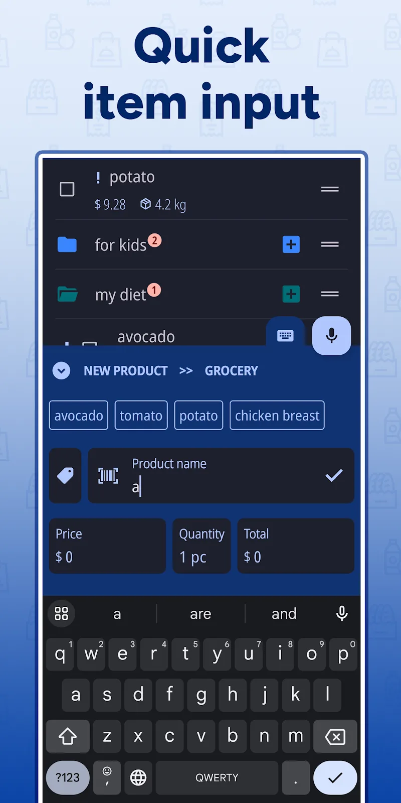 Shopping List - Enchan Li Screenshot 5