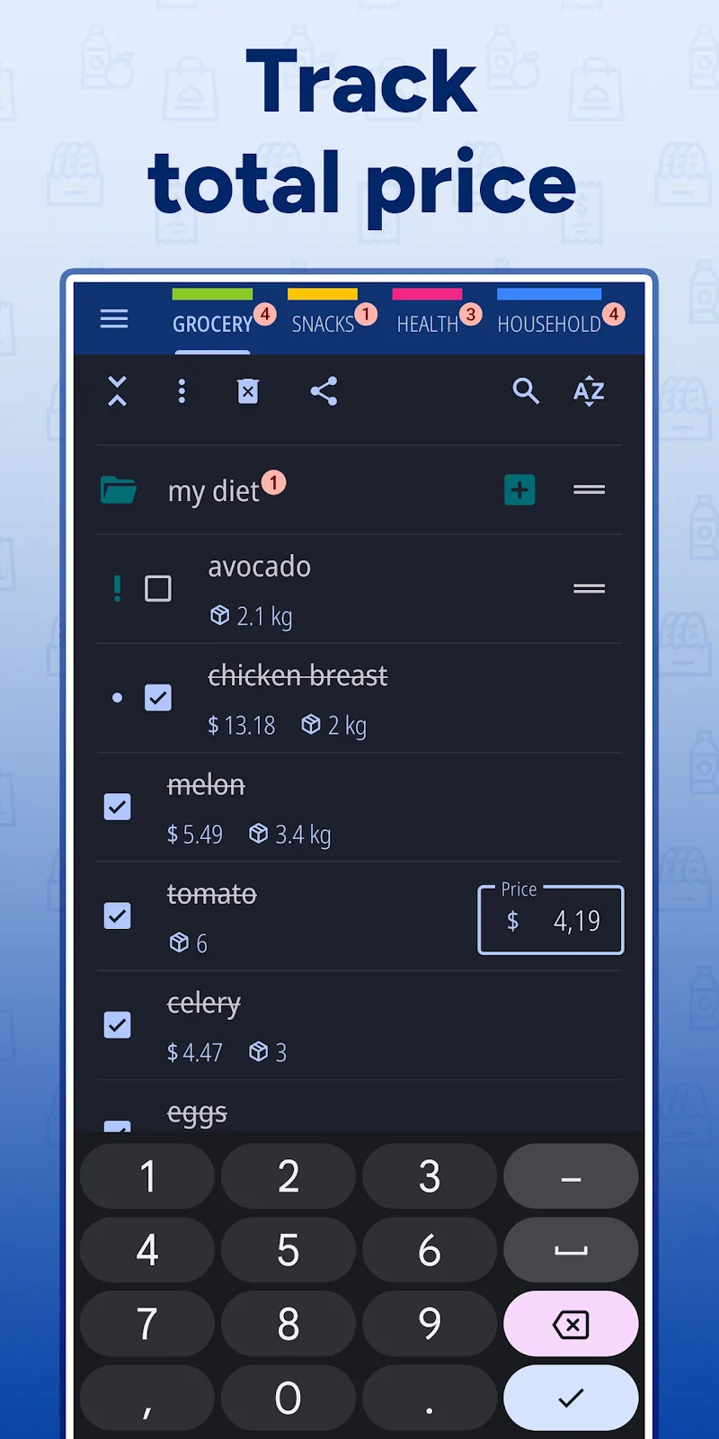 Shopping List - Enchan Li Screenshot 6