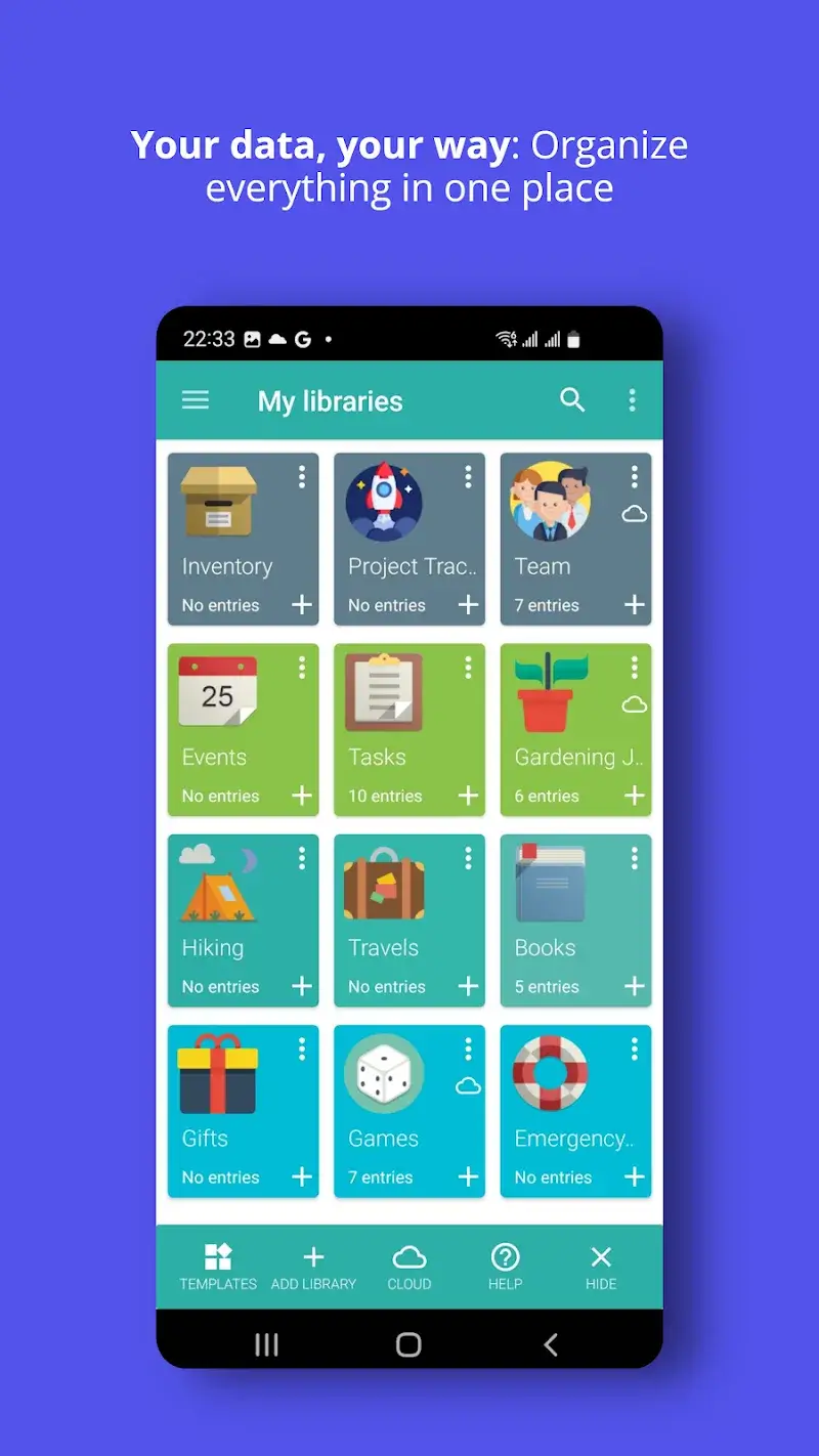 Memento Database Screenshot 1