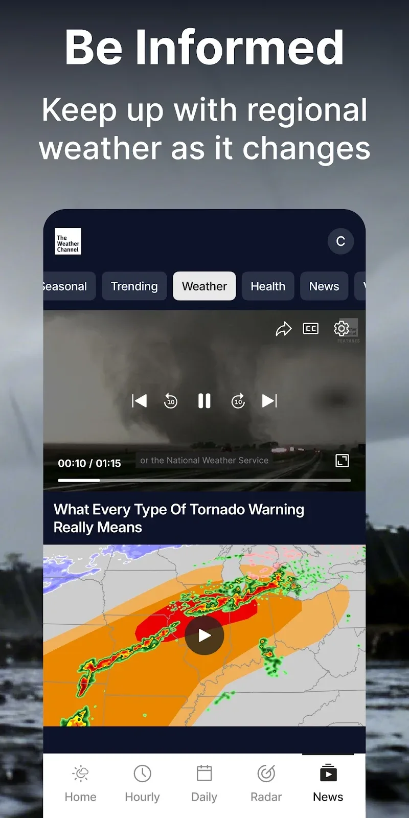 ภาพหน้าจอ The Weather Channel 6