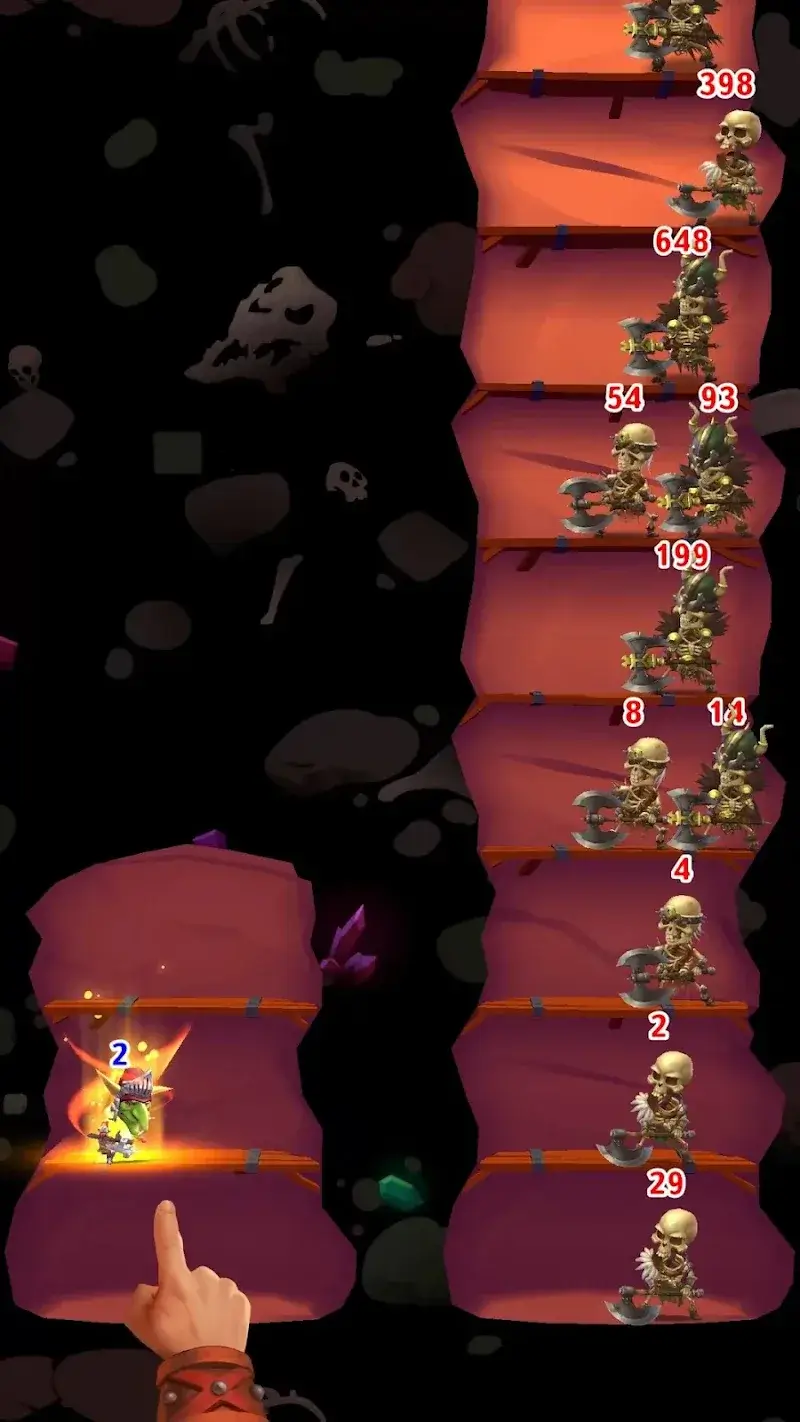 Dungeon Crusher: Soul Hunters captura de tela do jogo 4