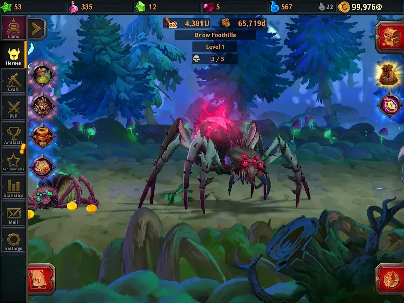 Dungeon Crusher: Soul Hunters captura de tela do jogo 6