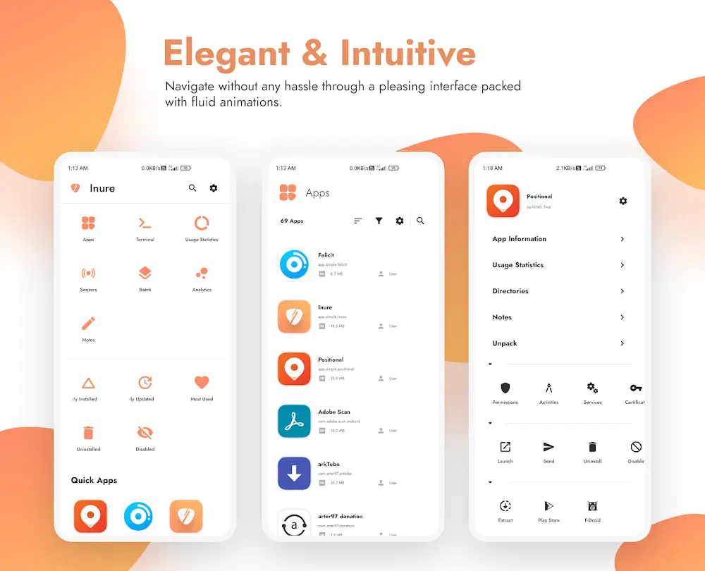 Скриншот 2 Inure App Manager