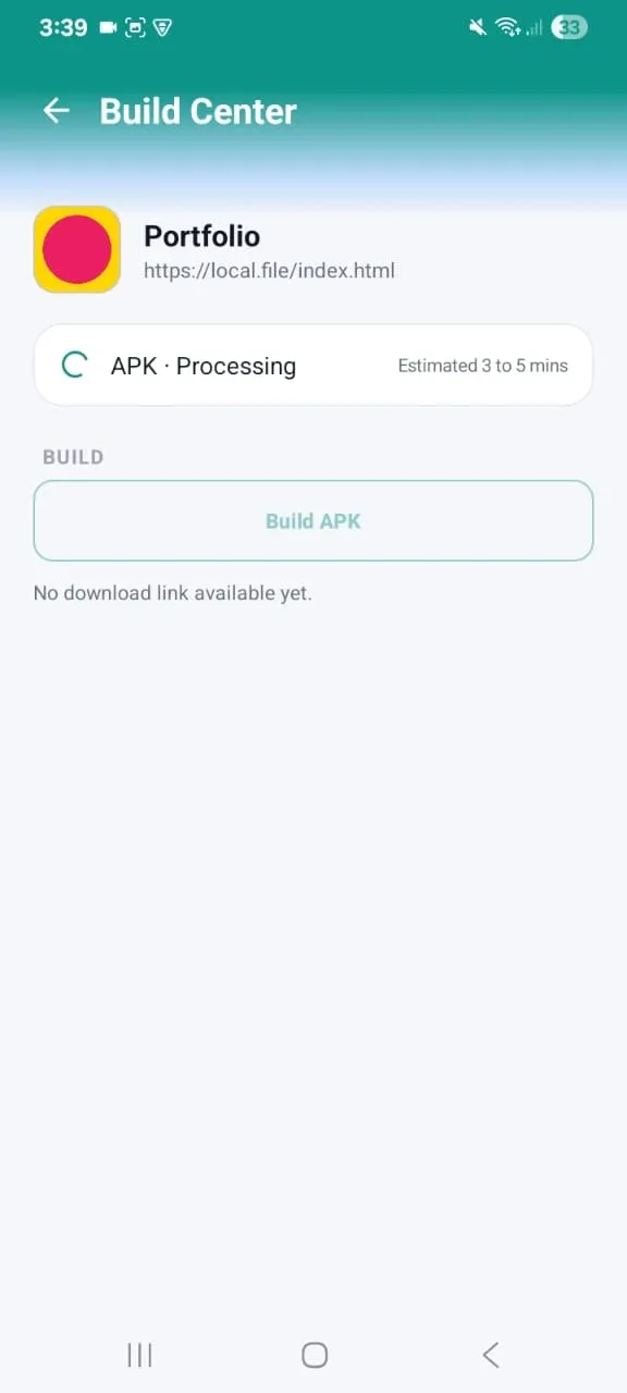 HTML to APK 최종 결과물 일러스트 4