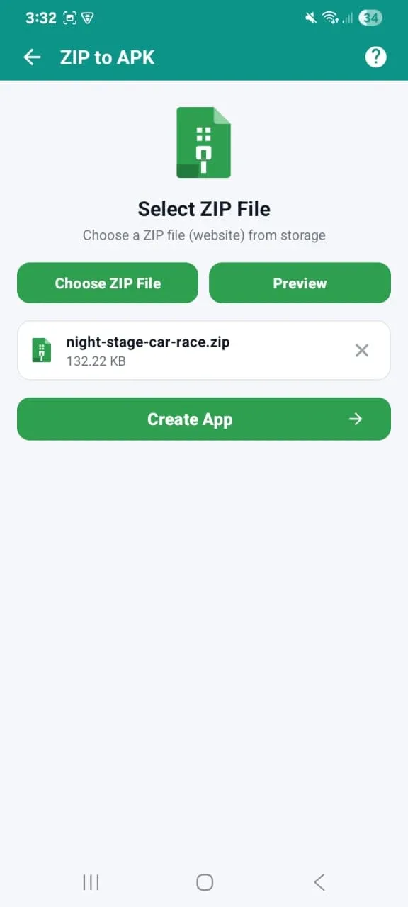 HTML to APK 단계별 가이드 스냅샷 2