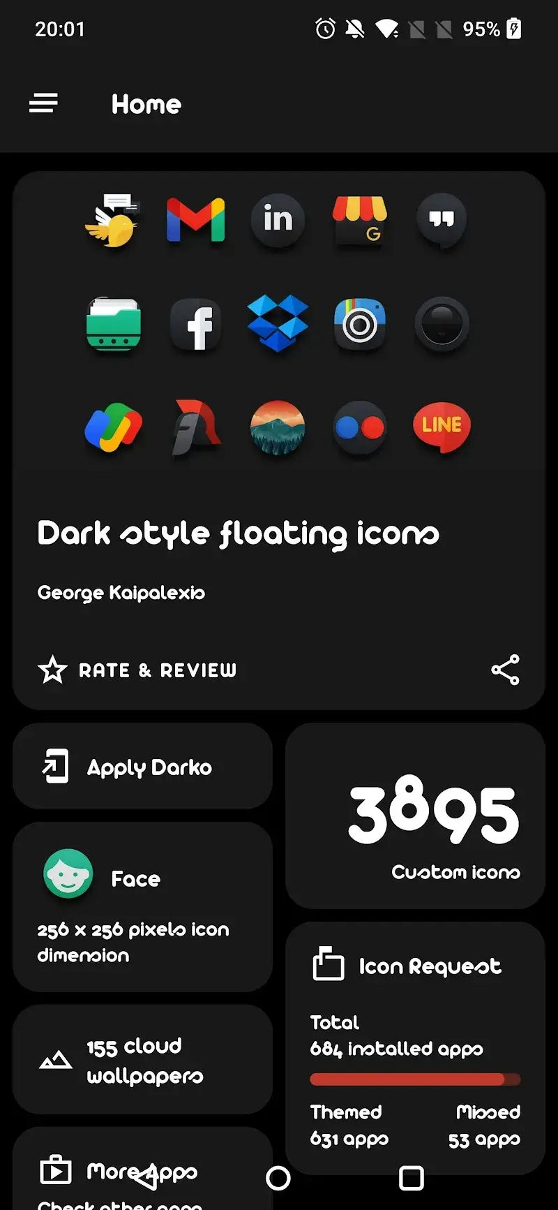 Darko - Icon Pack Screenshot 4