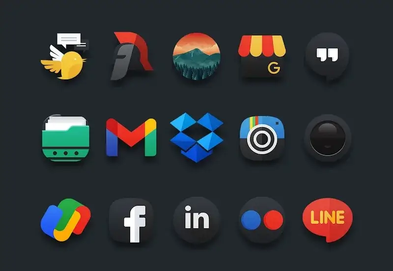 Darko - Icon Pack Screenshot 5