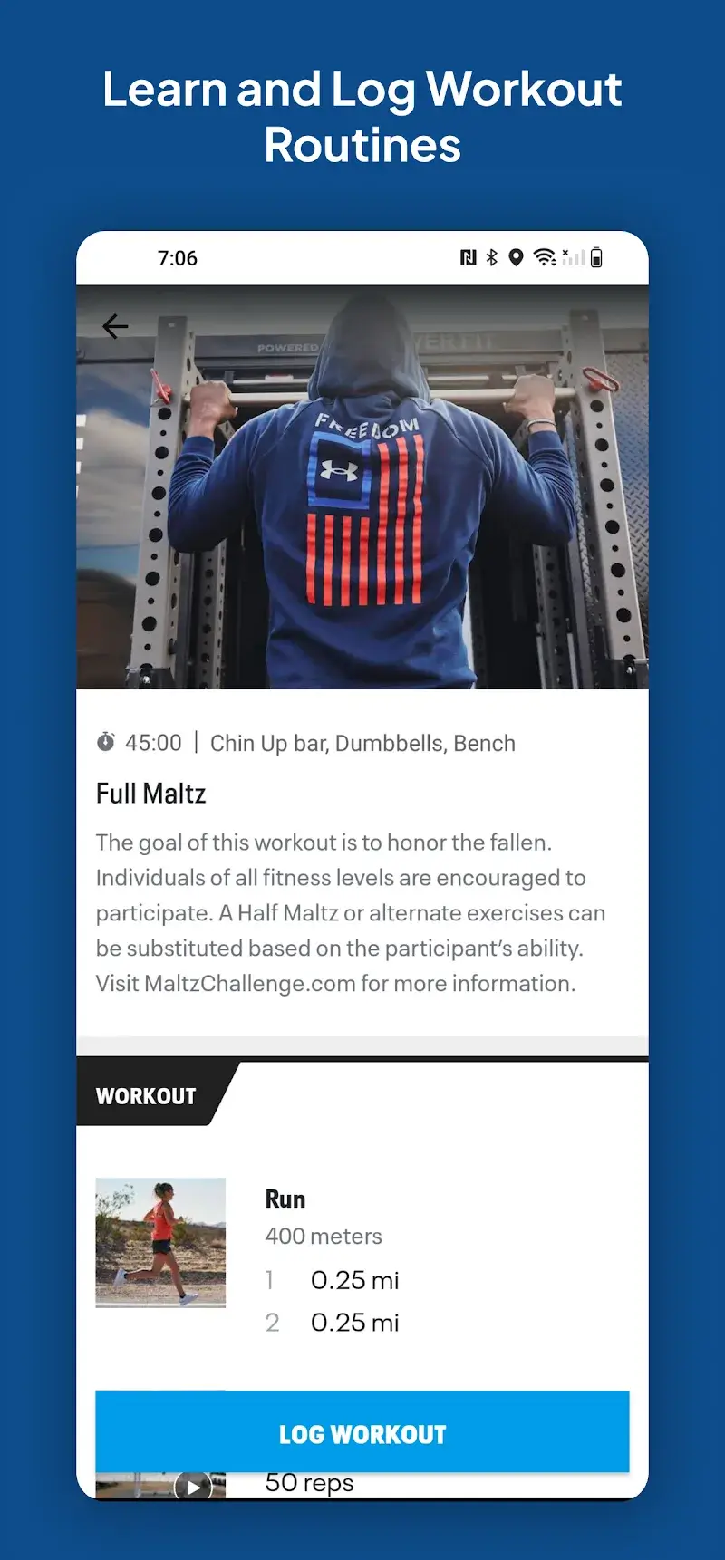 ภาพหน้าจอ Map My Fitness Workout Tracker 4