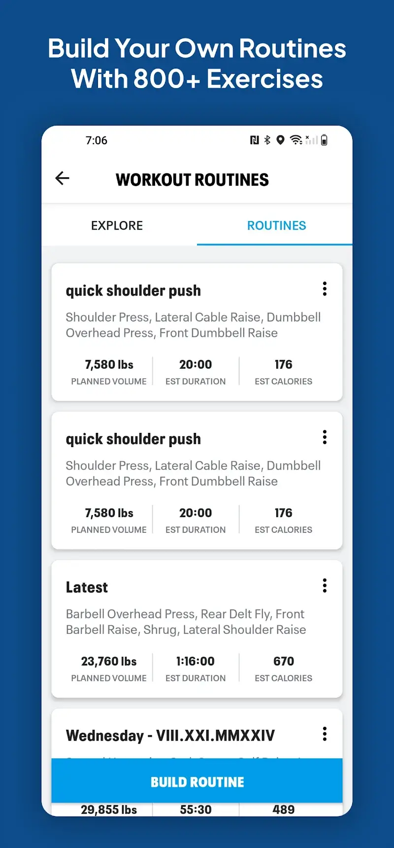 ภาพหน้าจอ Map My Fitness Workout Tracker 2