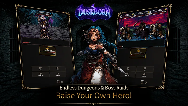 Momento d'azione del personaggio in Duskborn Turnbased RPG - Immagine 2