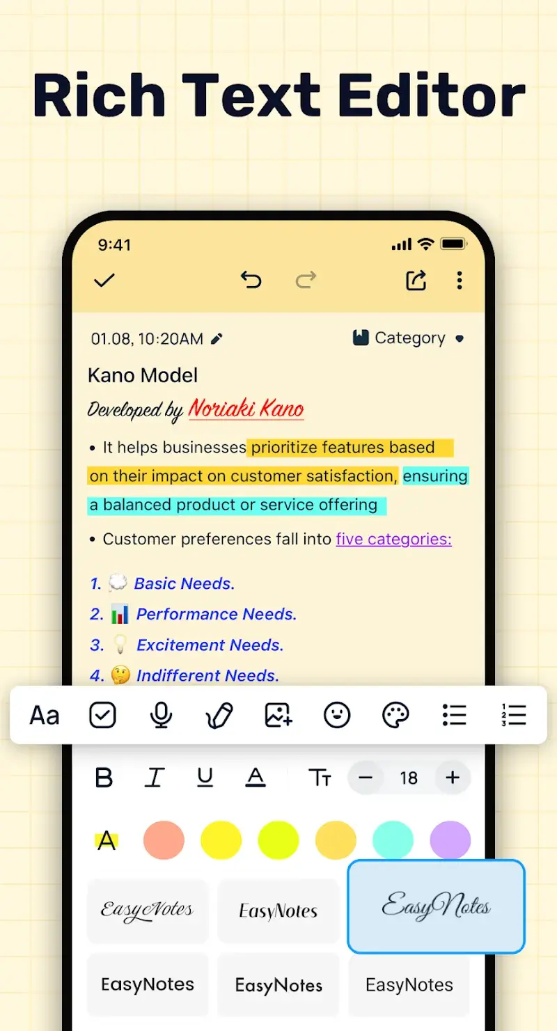 Screenshot 3 of Easy Notes