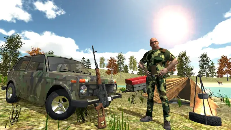 Hunting Simulator 4x4 Captura de pantalla 1