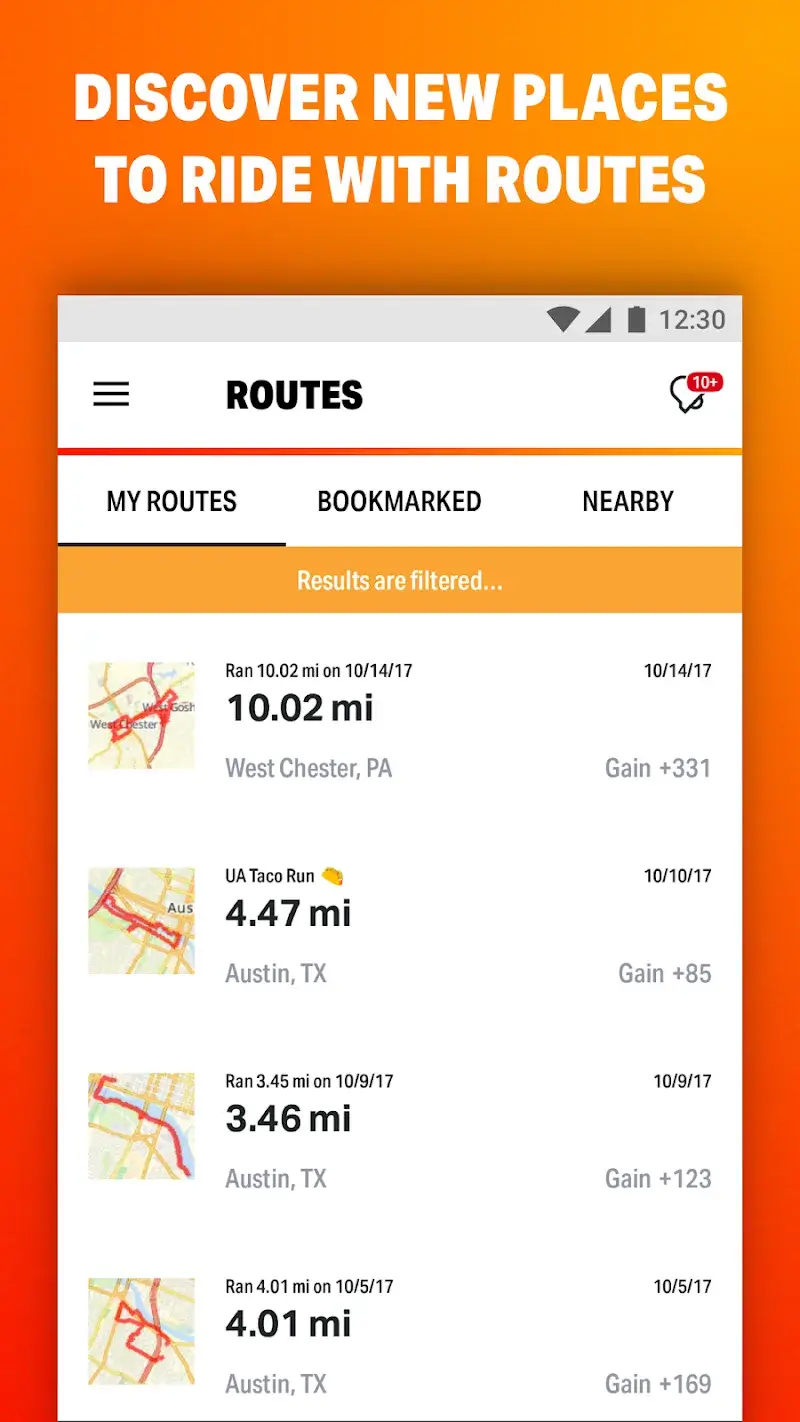 Captura de pantalla 4 de Map My Ride GPS Cycling Riding