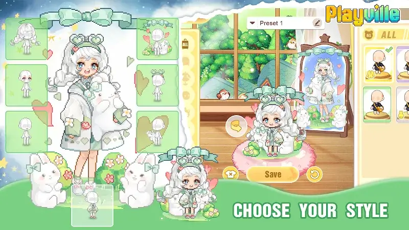 Captura de pantalla del juego PlayVille: Avatar Social Game 2