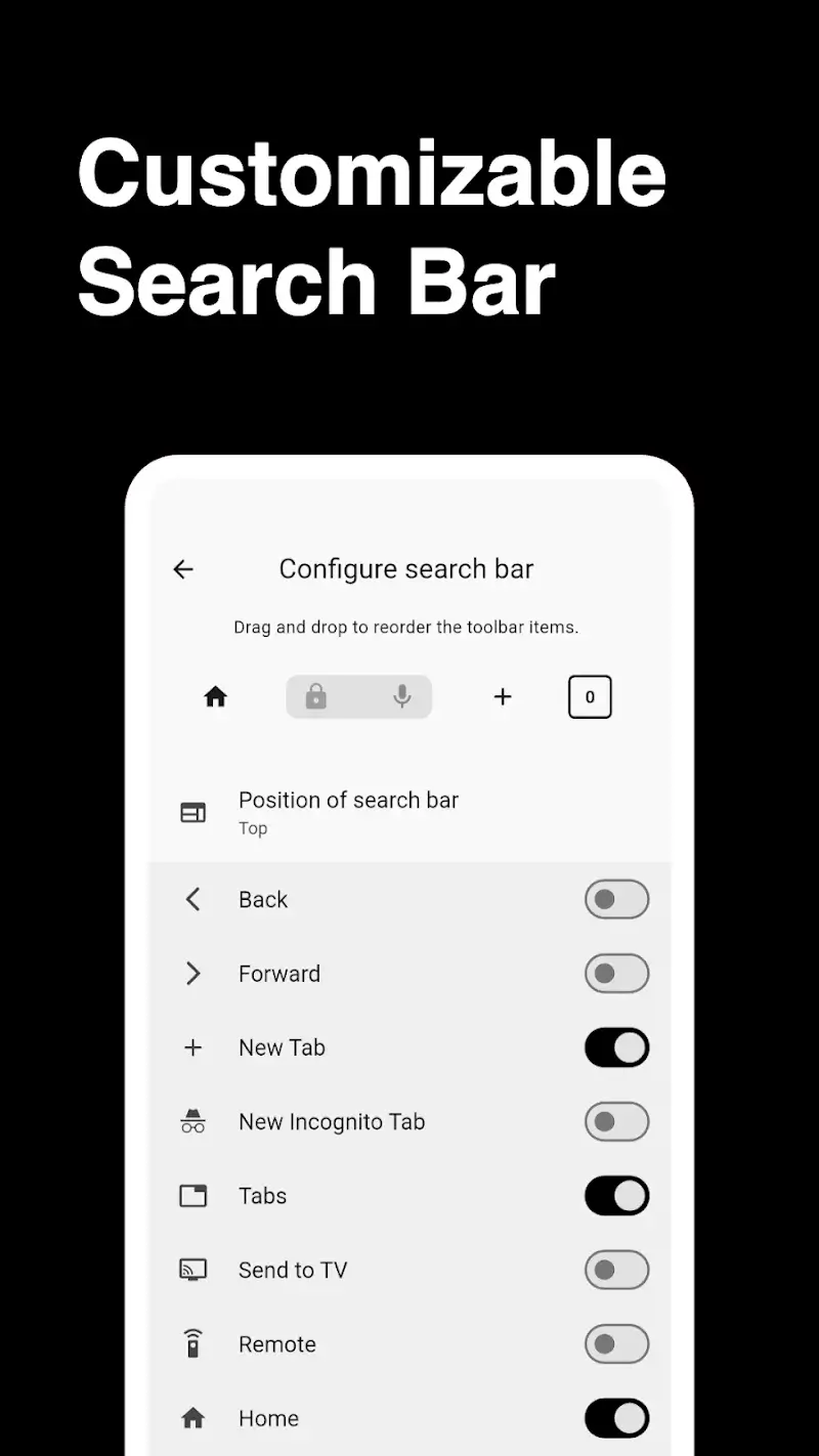 Second view of the browser interface