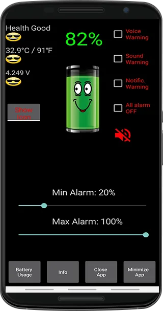 Battery Alarm PRO screenshot 5