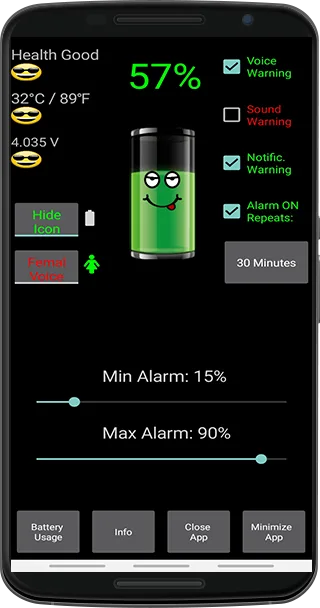 Battery Alarm PRO screenshot 6