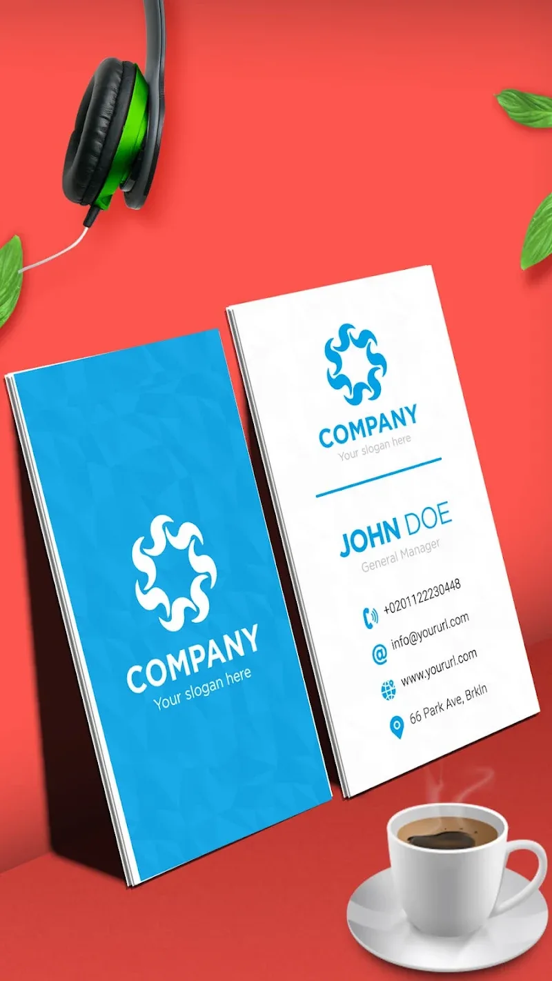 Prévia 6 do aplicativo Business Card Maker
