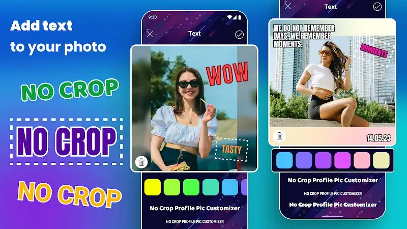 Capture d'écran No Crop Profile Pic Customizer 5