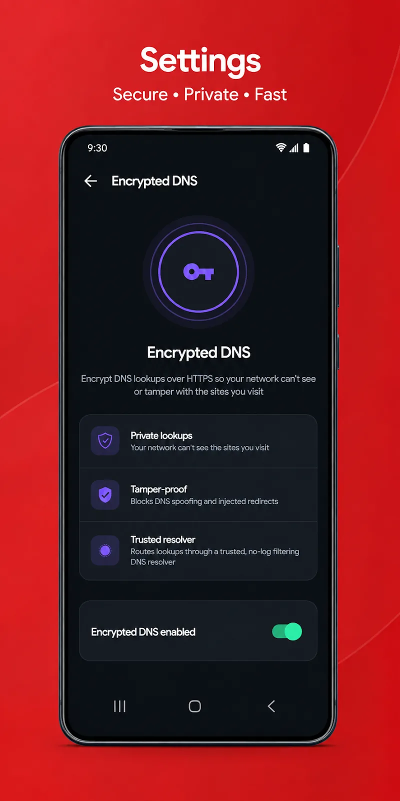 Preview aplikasi DNS Shield 3