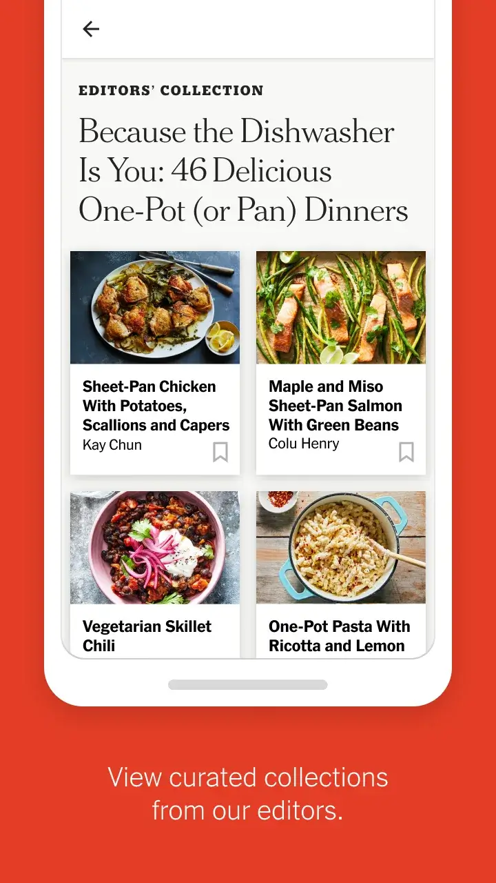 NYT Cooking screenshot 2