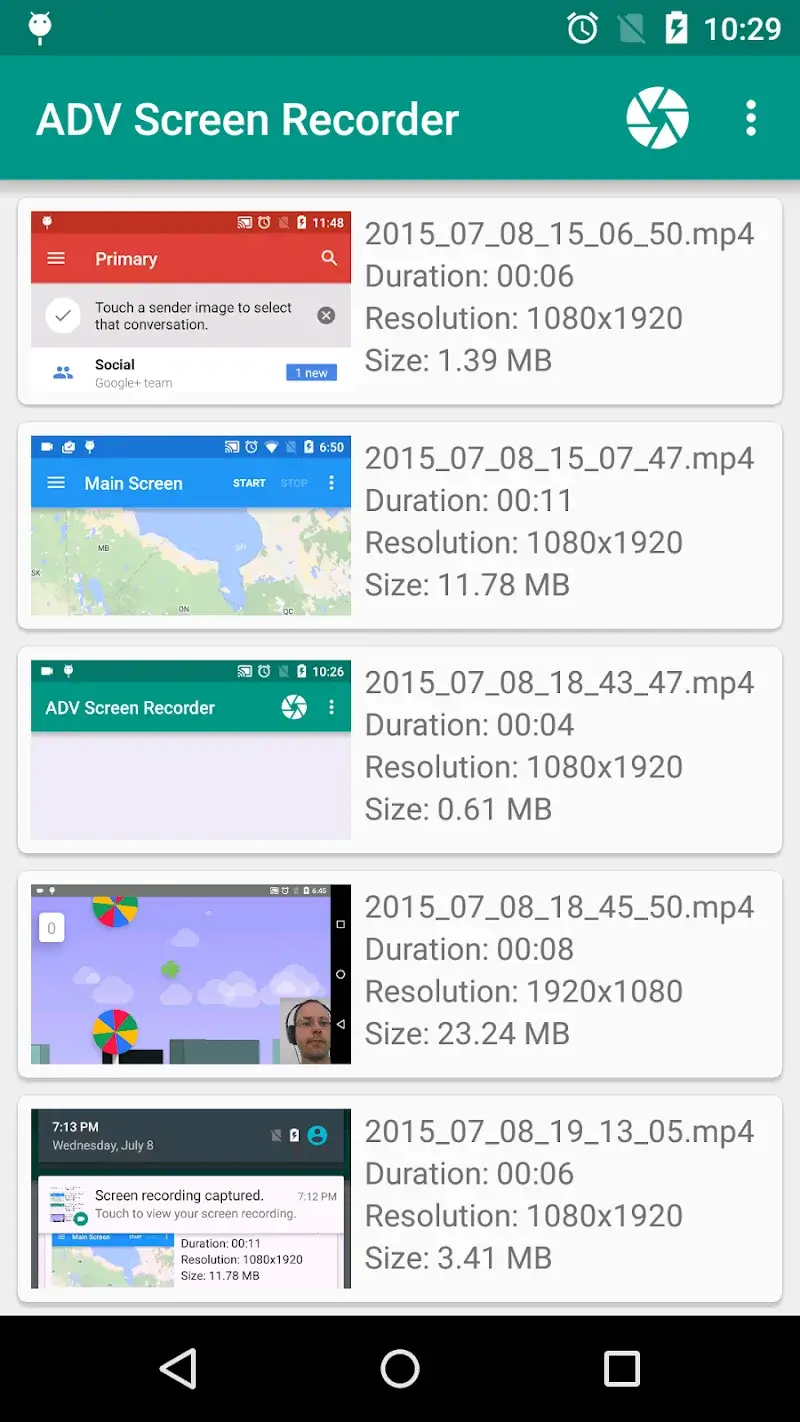 ADV Screen Recorder ekran görüntüsü 1
