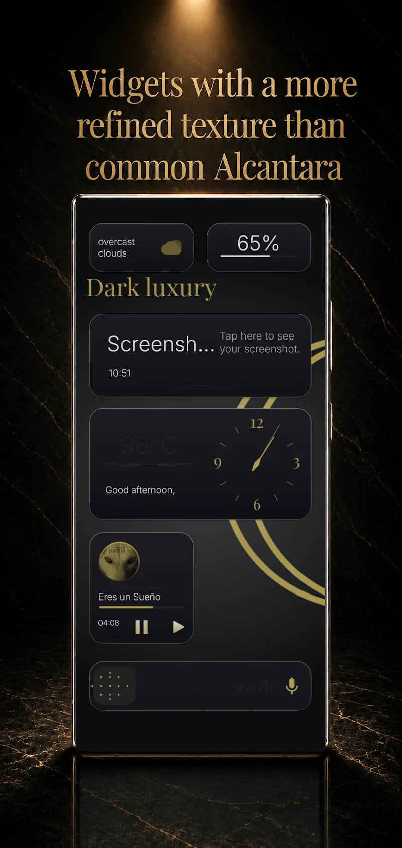 Dark Luxury KWGT – Screenshot 2