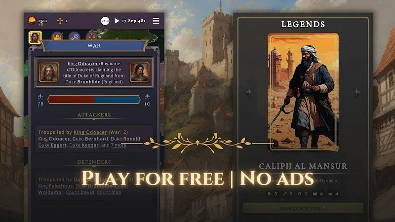 Capture d'écran 6 de Clovis Medieval Grand Strategy