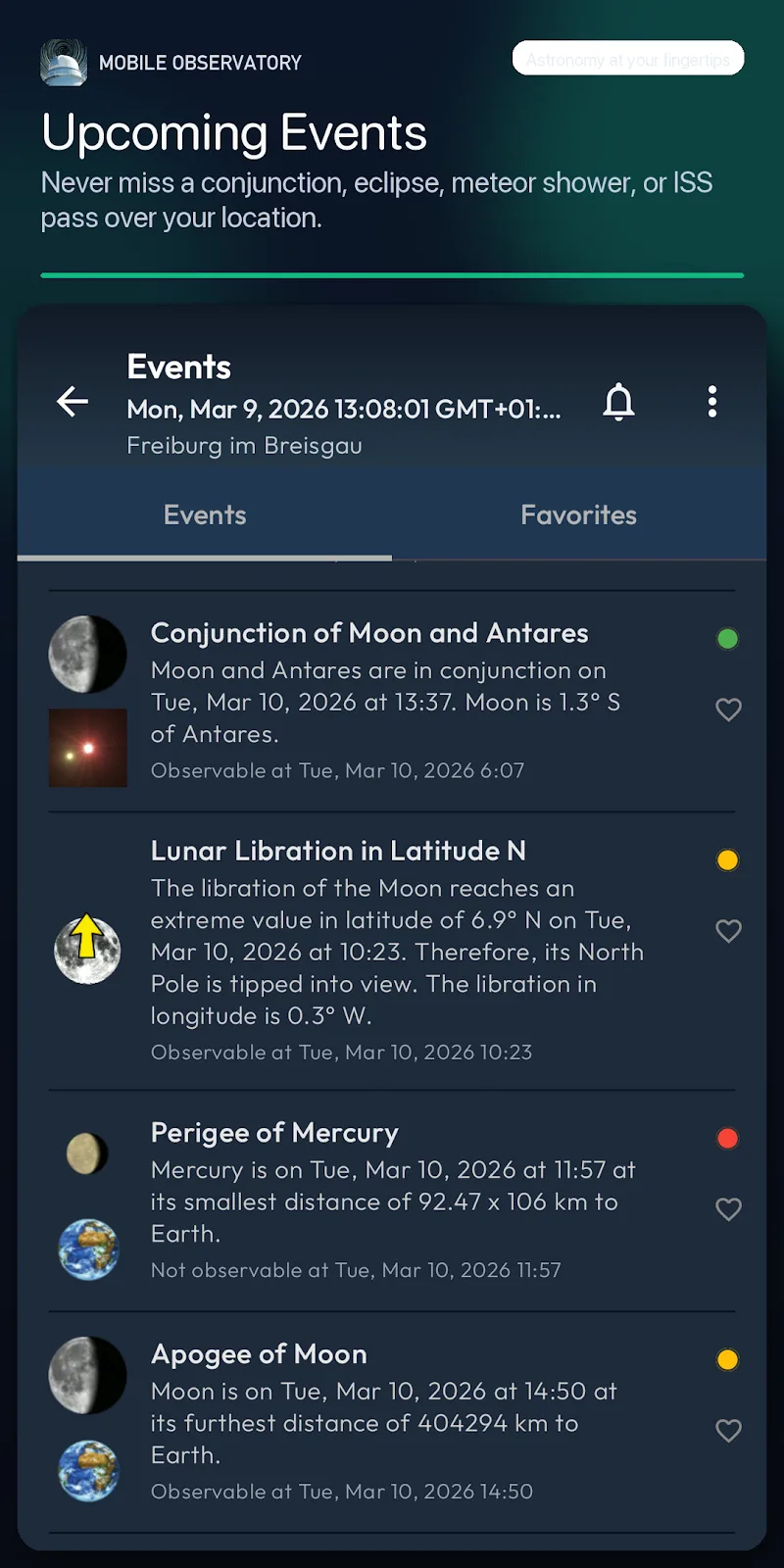 Mobile Observatory Pro 스크린샷 3