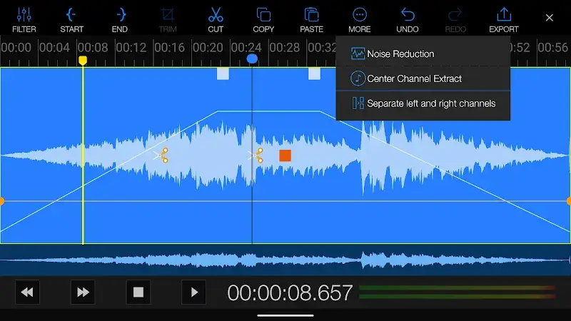ภาพหน้าจอ EZAudioCut-MT 3