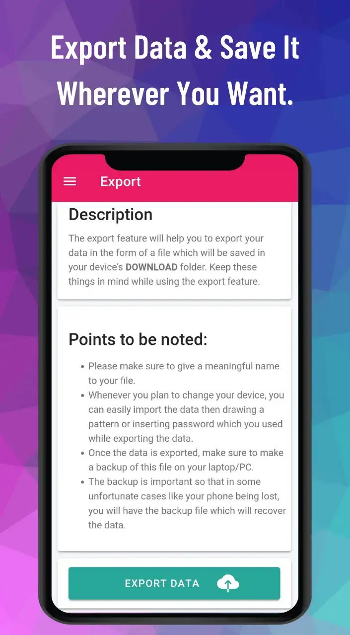 Tangkapan layar Passwords Manager Pro 6
