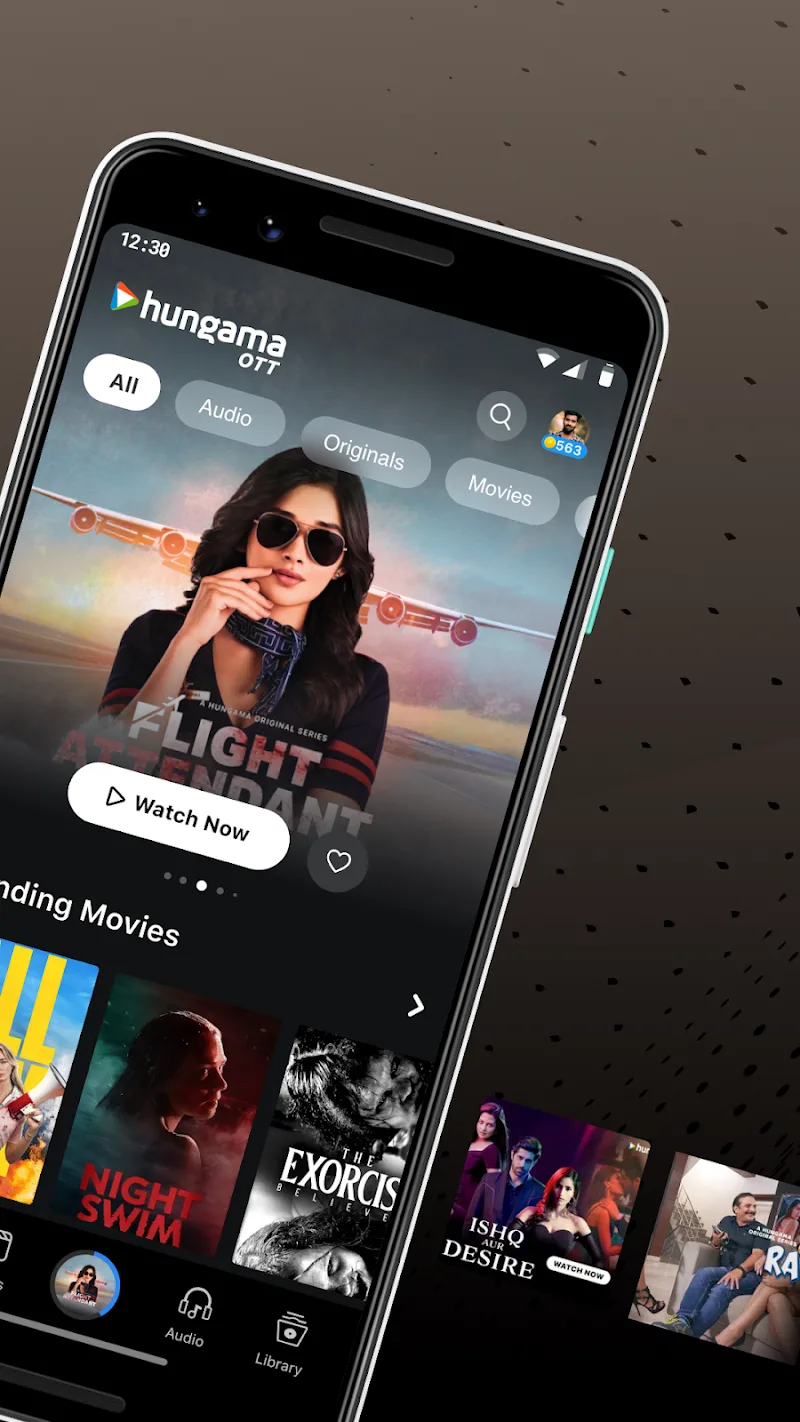 Tangkapan layar Hungama OTT 2