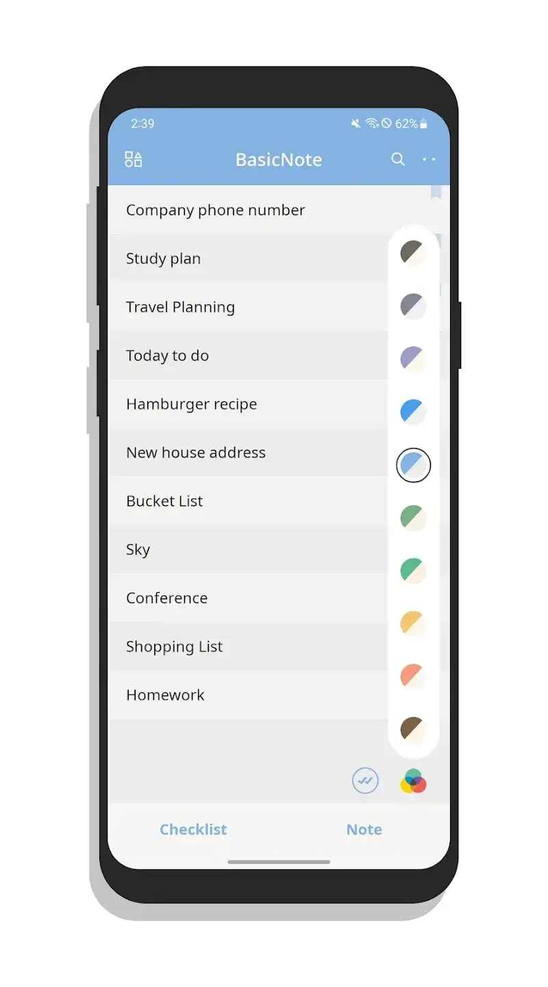 BasicNote screenshot 2