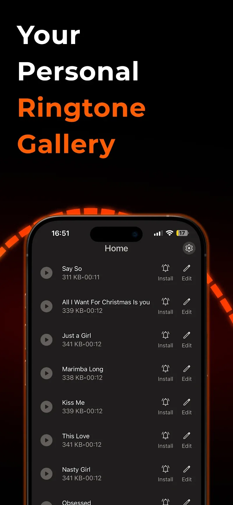 Tangkapan layar Any Ringtones 5