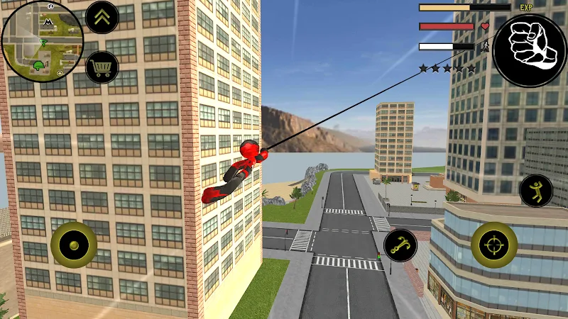 Capture d'écran de gameplay 6 de Stick Rope Hero: Original