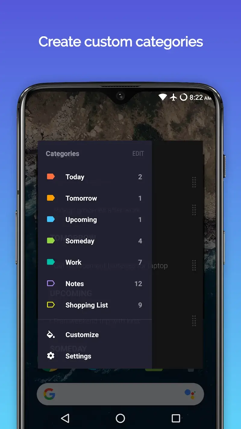 Tangkapan layar Stuff - To Do List Widget 3