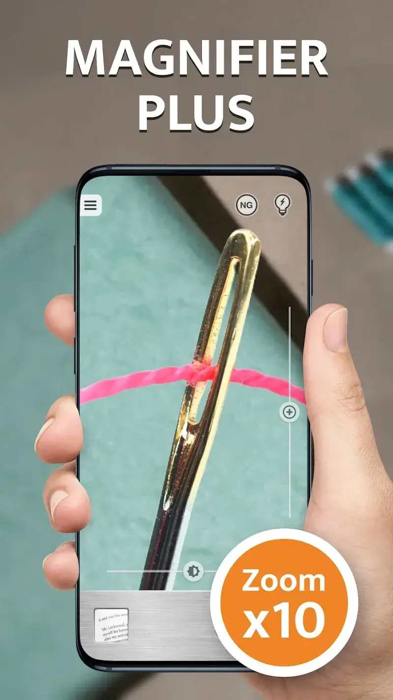 Magnifier Plus with Flashlight 스크린샷 1