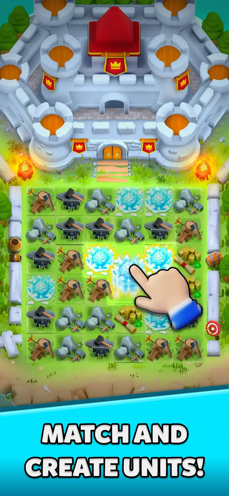 Captura de tela 1 de Match Lord: Tower Defence TD