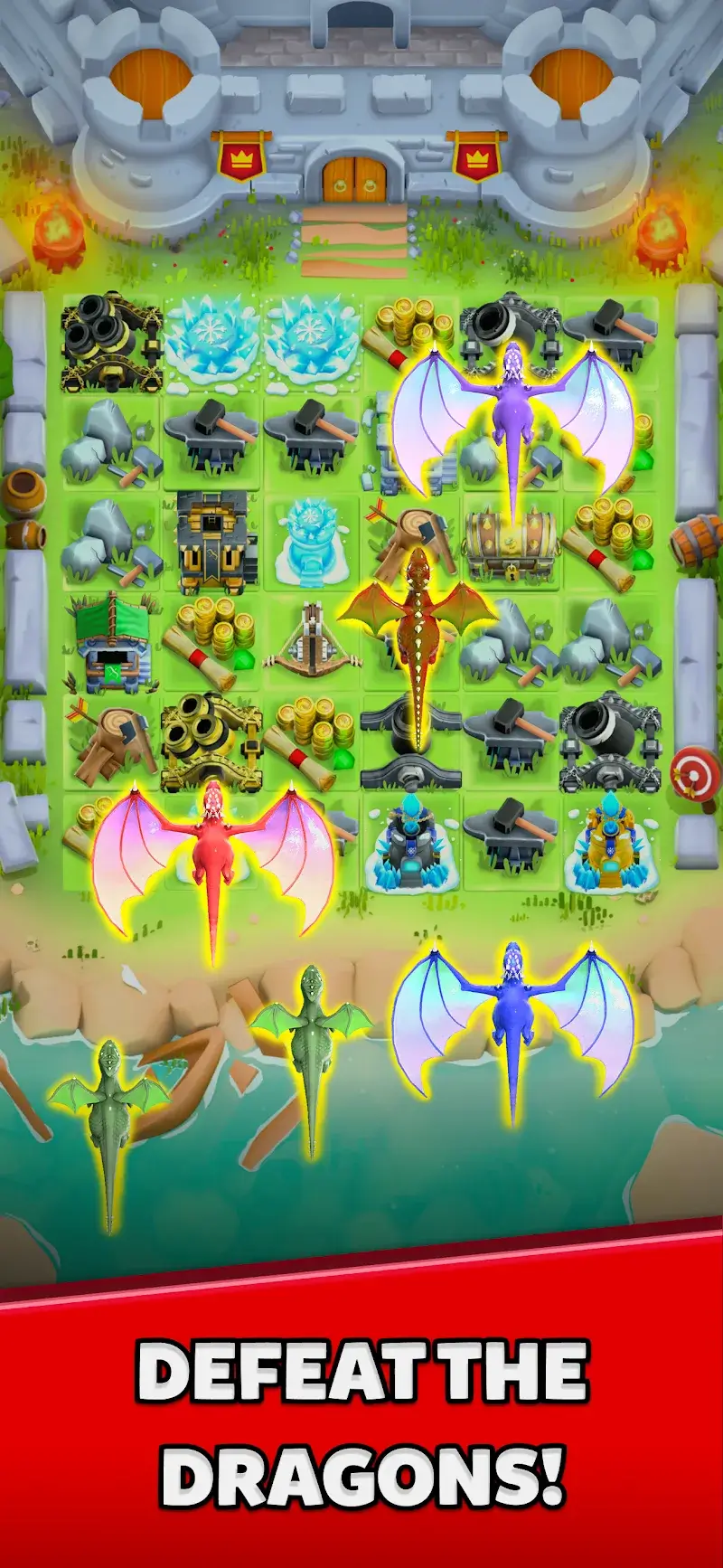 Captura de tela 6 de Match Lord: Tower Defence TD