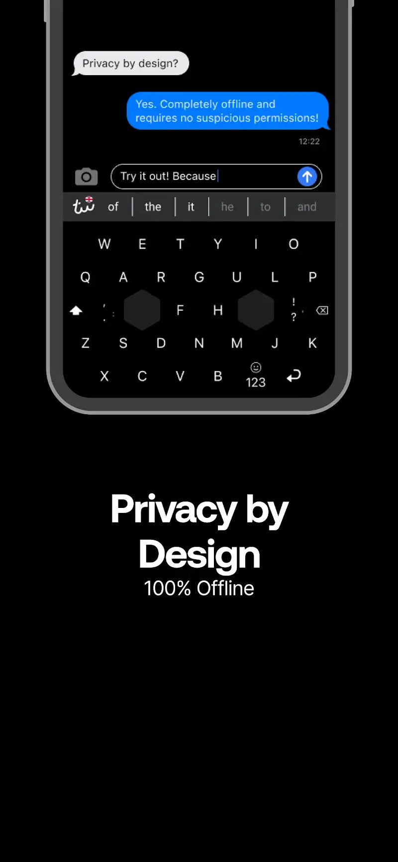 Hình ảnh xem trước 6 của Typewise Offline Keyboard