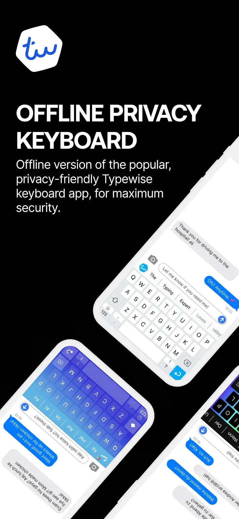 Hình ảnh xem trước 1 của Typewise Offline Keyboard