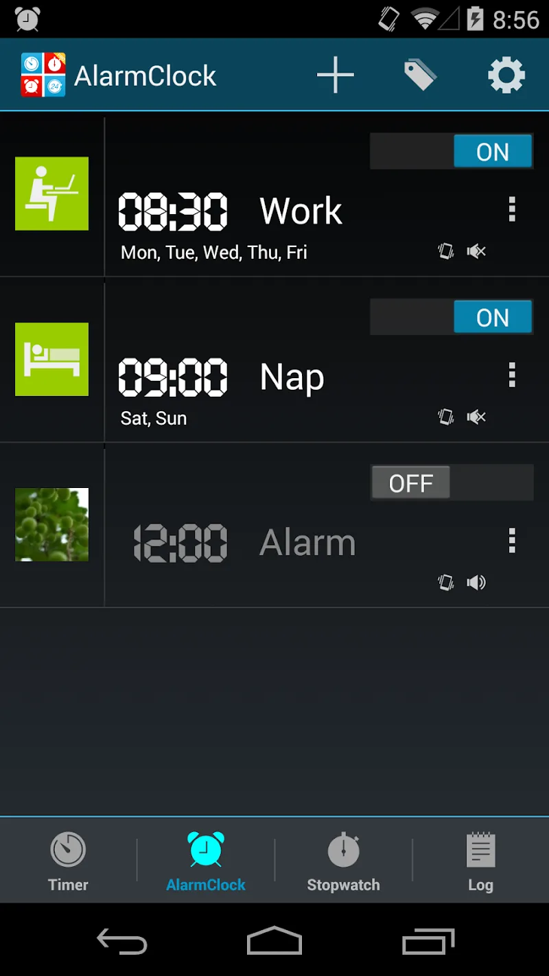 Timers4Me capture d'écran 2