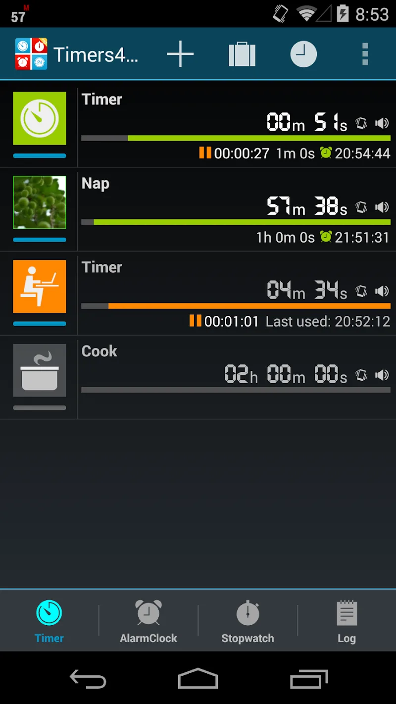 Timers4Me capture d'écran 1