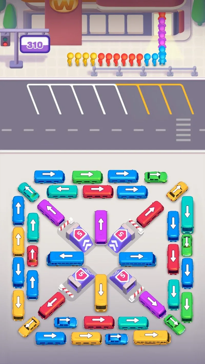 Quarto Screenshot di Bus Away: Traffic Jam