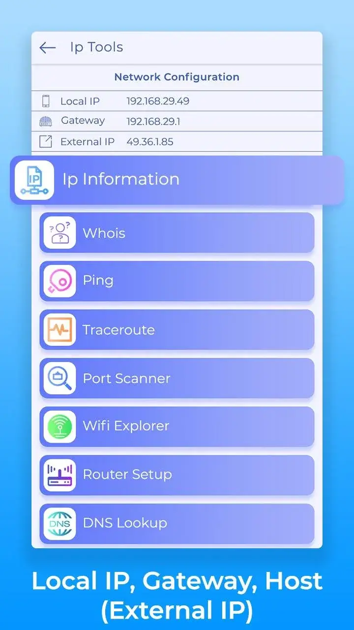 Capture d'écran de l'application Block WiFi & IP Tools 3