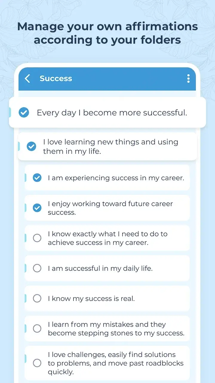 Tangkapan layar Affirmations - Self Motivation 4