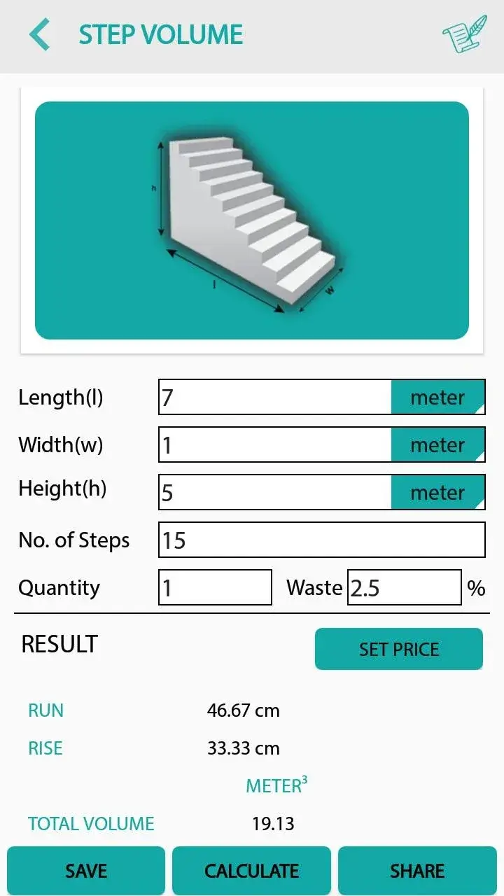 Civil: Concrete Calculator screenshot 6