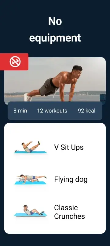 Home Workout Six Pack Abs captura de tela 4